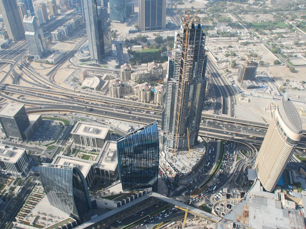 Aerial of Dubai