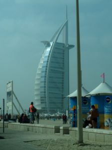 The Burj Al Arab in Dubai