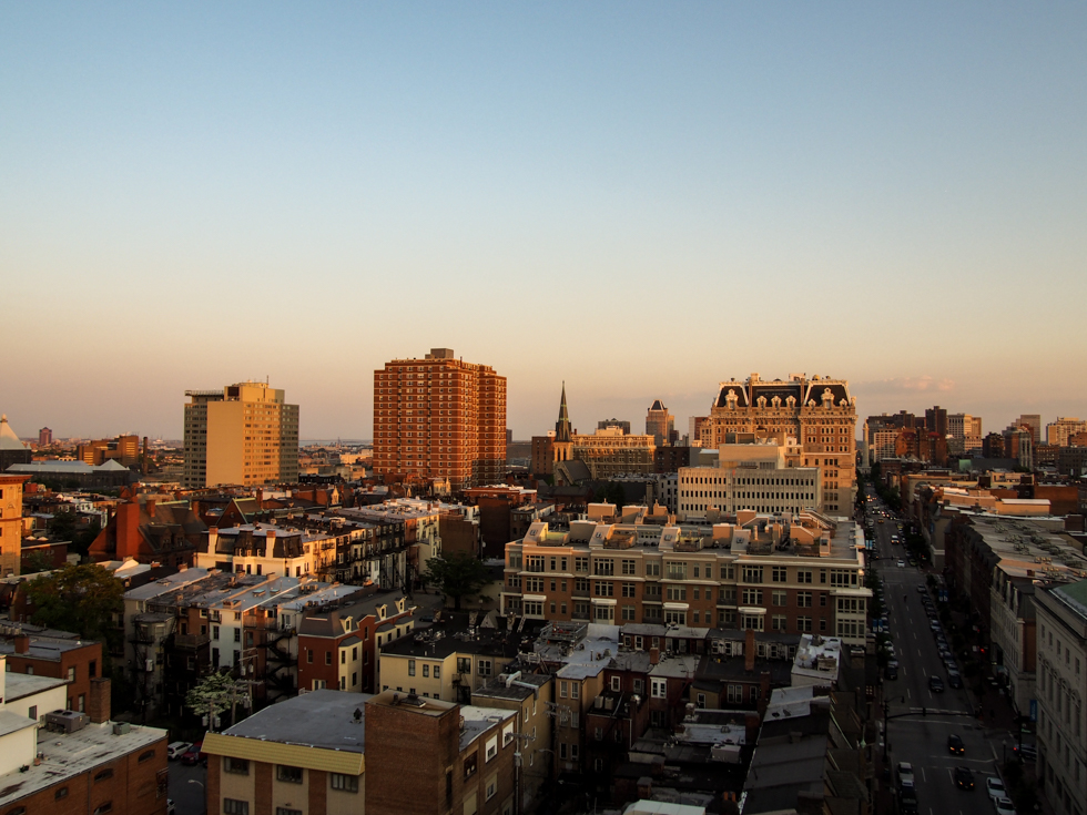Baltimore, Maryland City Skyline Golden Hour