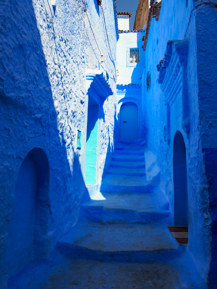 Chefchaouen, Morocco medina streets