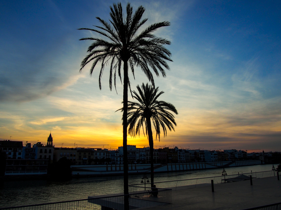 Rio Guadalquivir Sunset Seville, Spain