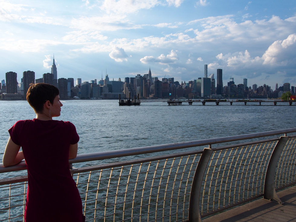 NYC Skyline Greenpoint, Brooklyn Transmitter Park