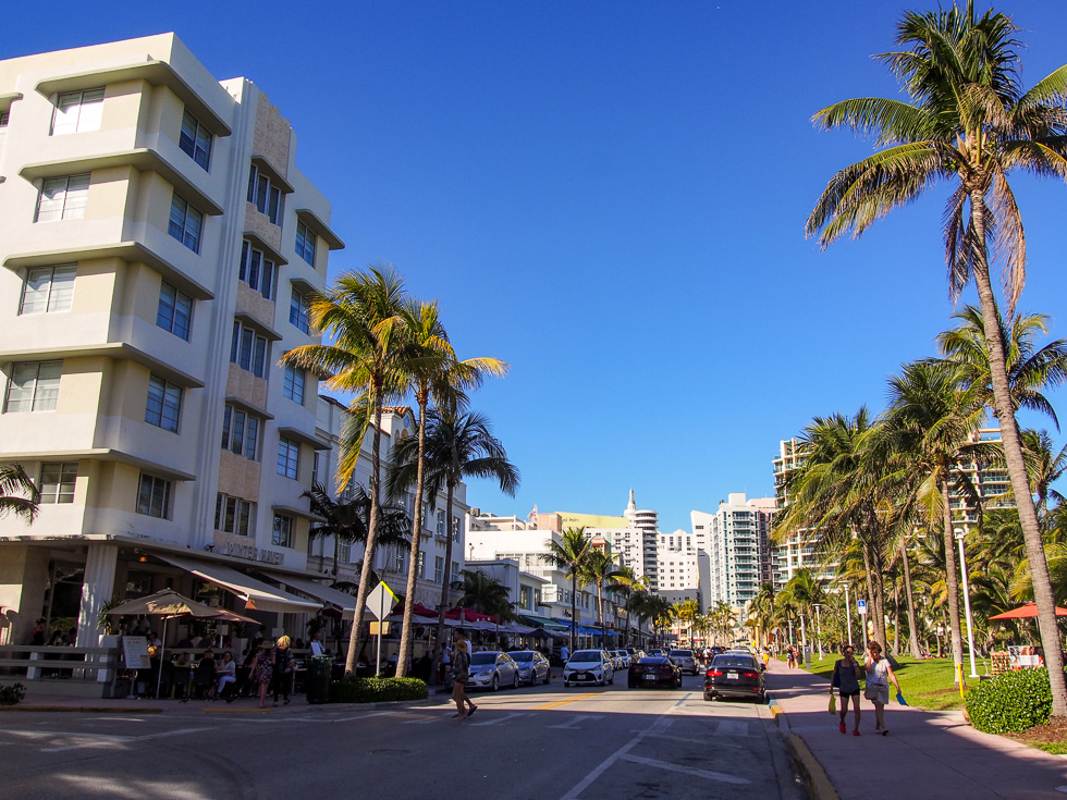 South Beach Miami Ocean Drive Art Deco