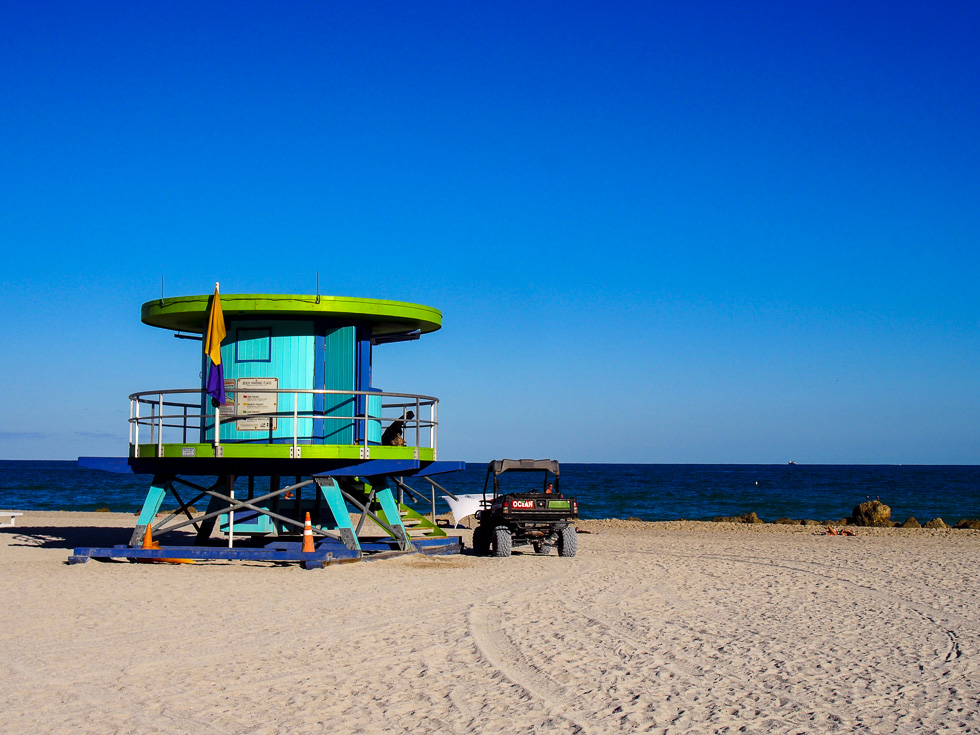 South Beach Miami Lifeguard Stand