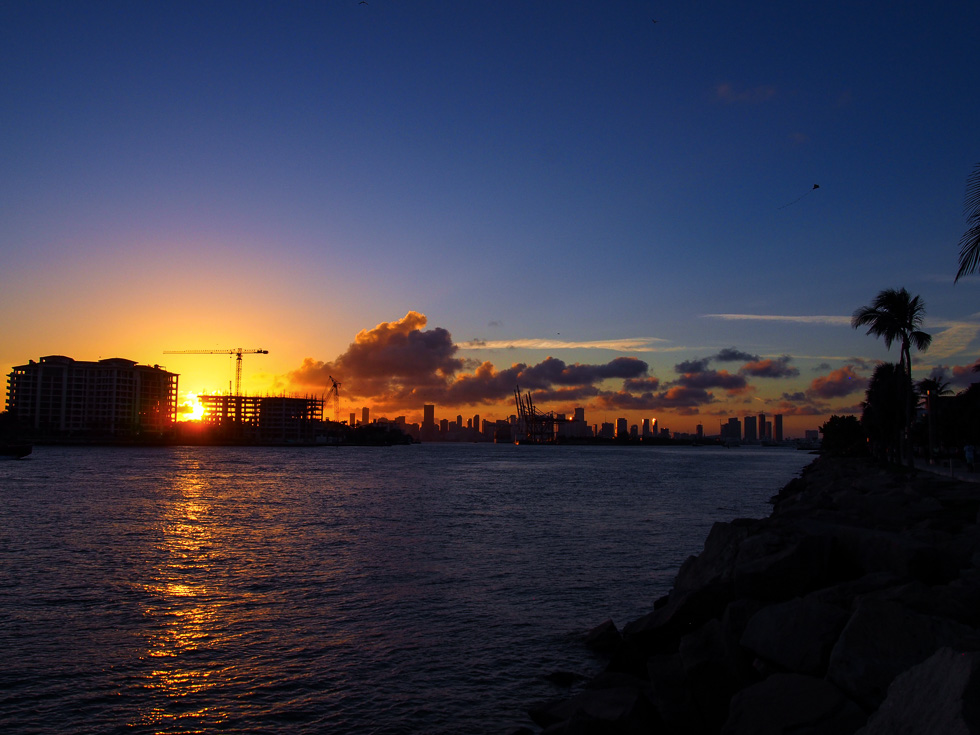 South Pointe Park Miami Beach Sunset