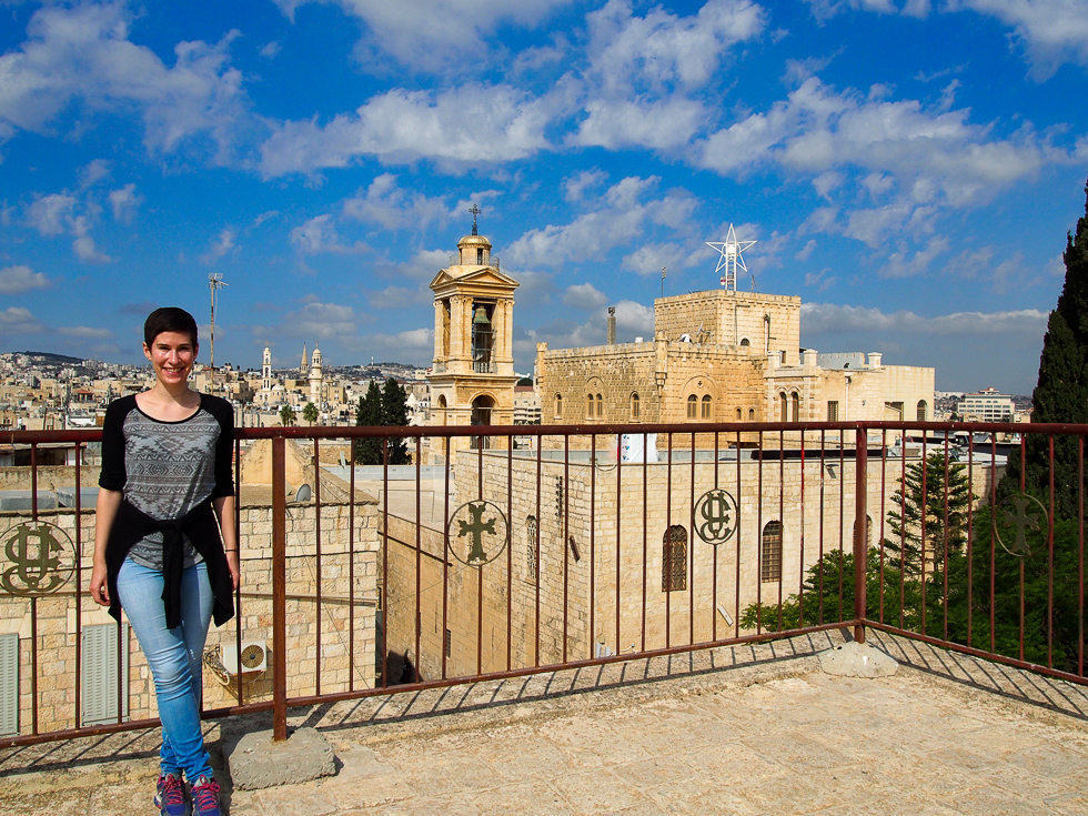 Bethlehem, Palestine view of the Church of the Nativity