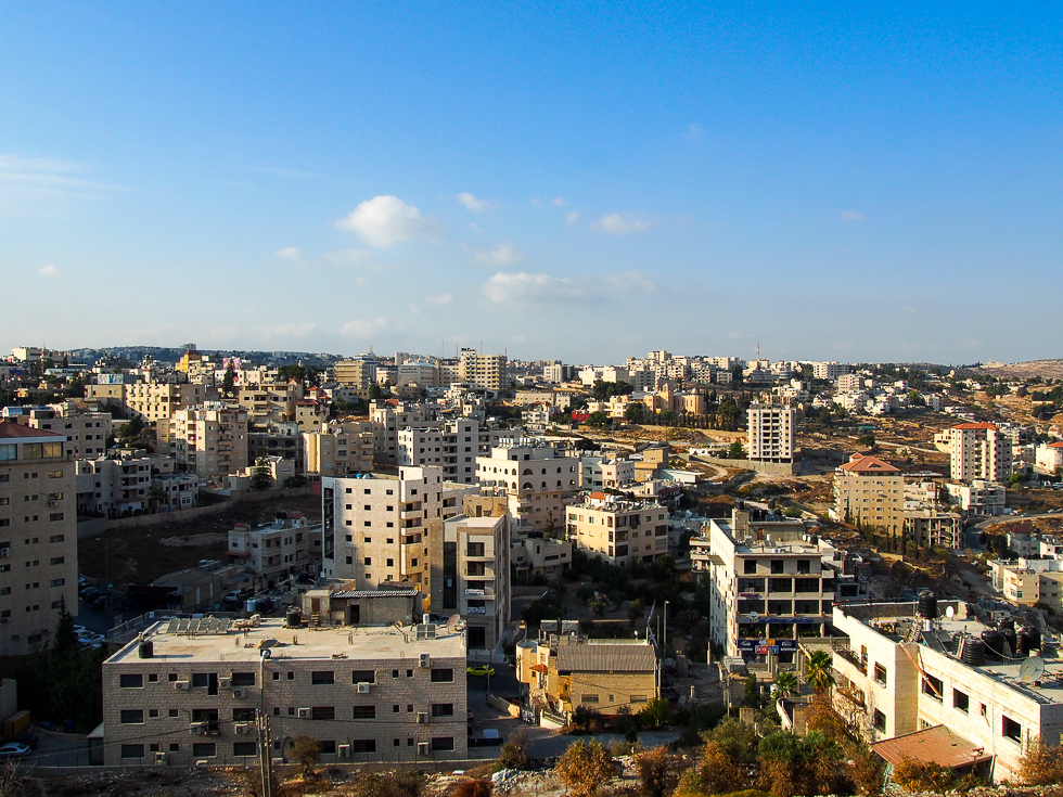 View of the outskirts of Bethlehem, Palestine